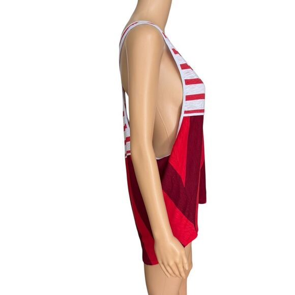 Free People cotton blend Keep Rolling Racerback Tank Top Size M NWT - Picture 4 of 9